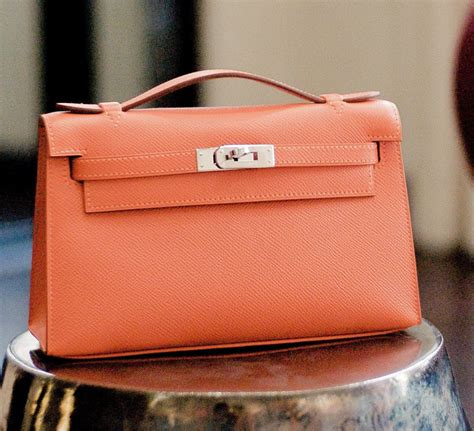 hermes kelly pochette orange